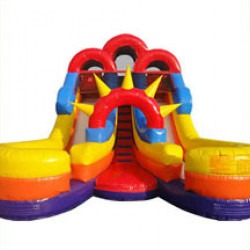 inflatable water slide 1615529124 big 1727716632 1 16' Double Lane Splash