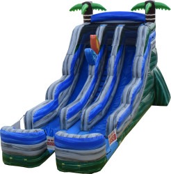 18ft20Tropical20Double20Lane20Water20Slide20II PL201 1780 1 18' Tropical Paradise Slide