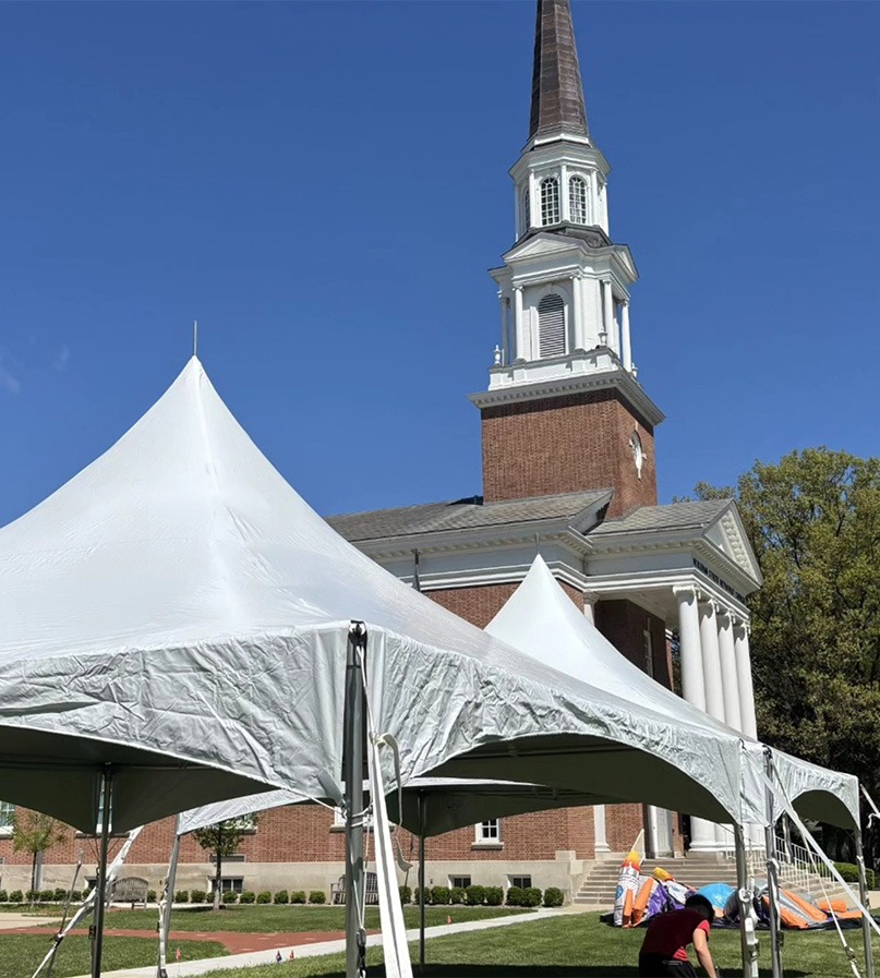 Church youth function bounce houses and inflatables
