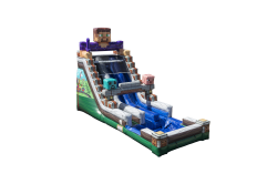 WS1812SP 1820Pixelated20DL20SP HR 03 1780422621 18' Gamer Water Slide w/pool